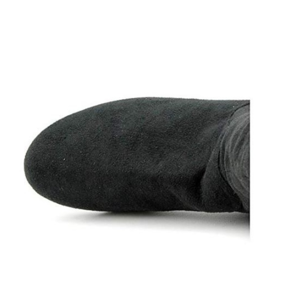 Material Girl Bonita Knee-High Boots Black-NEW - Picture 3 of 5